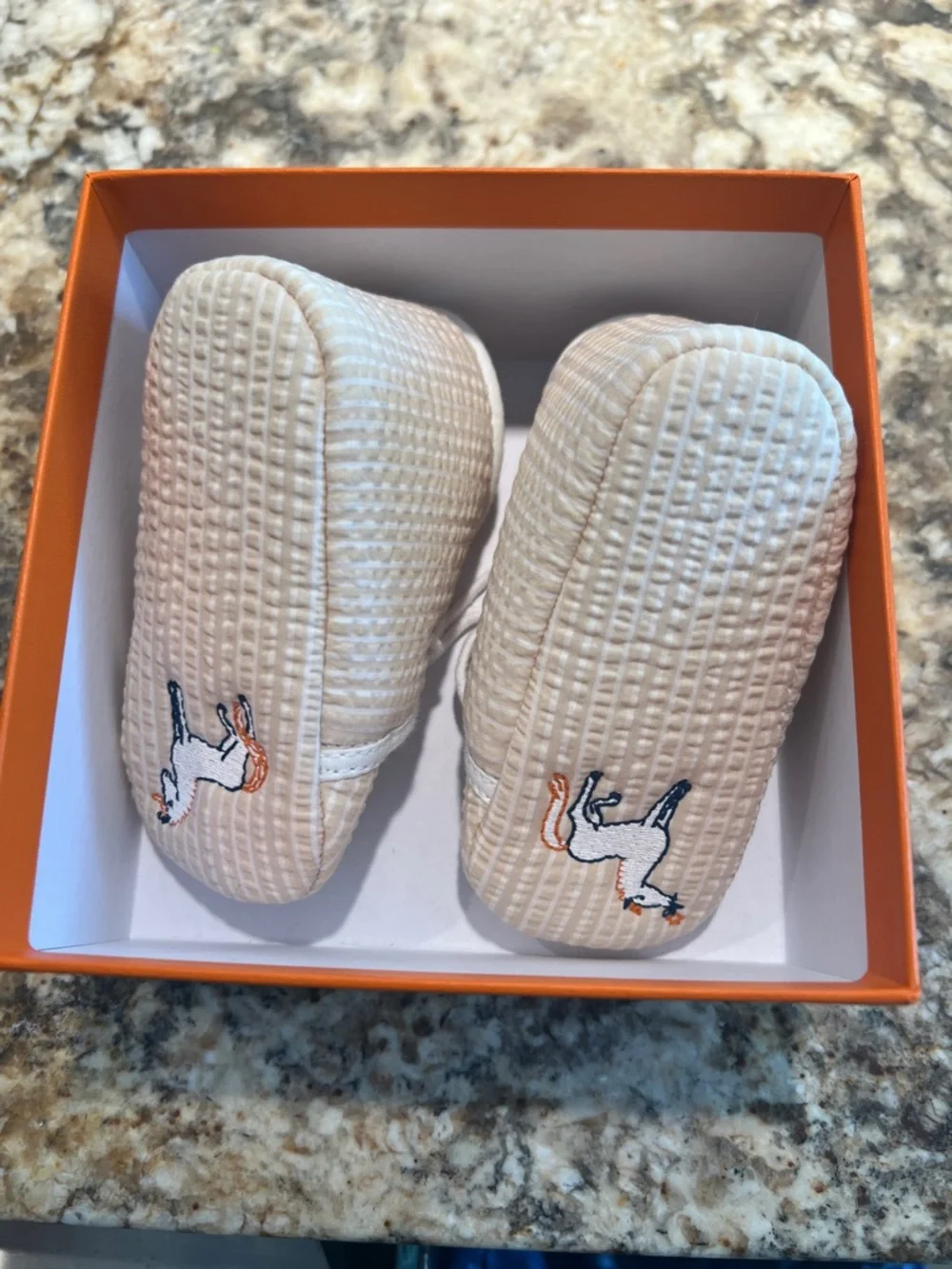 Hermes Pif Cabriolet Baby Walker Shoes - Picture 3 of 8